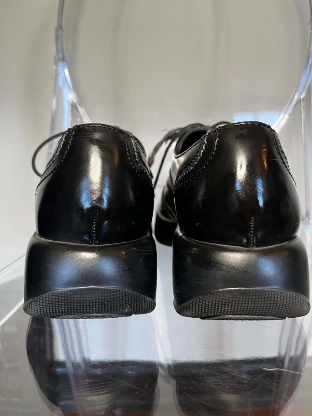 Dansko comfort brogue wingtip oxford, black leather - Picture 3 of 8